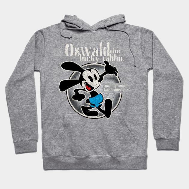 Oswald Keep Walking Hoodie by Alema Art